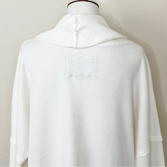 Anthropologie Maeve Ainsley Turtleneck Thermal Long Sleeve Waffle Knit Top - Picture 10 of 15